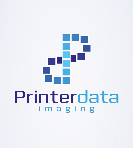 Identidade visual para Printerdata, tradicional empresa de impressão eletrônica de dados variáveis.…